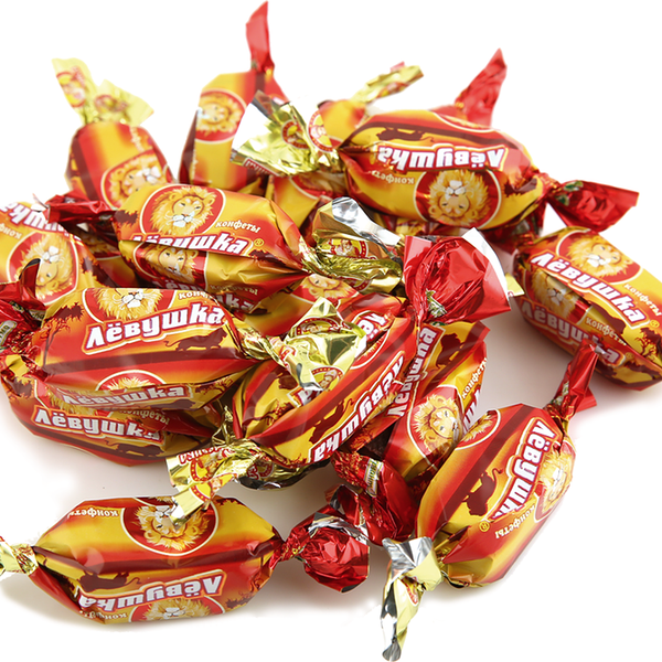Конфеты СЛАВЯНКА Левушка с карамельной начинкой вес до 250г