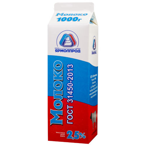 Молоко пастеризованное Ярмолпрод 2,5%