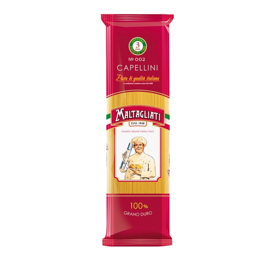

Изделия макаронные капеллини № 002, Maltagliati, 500/450 г, Россия