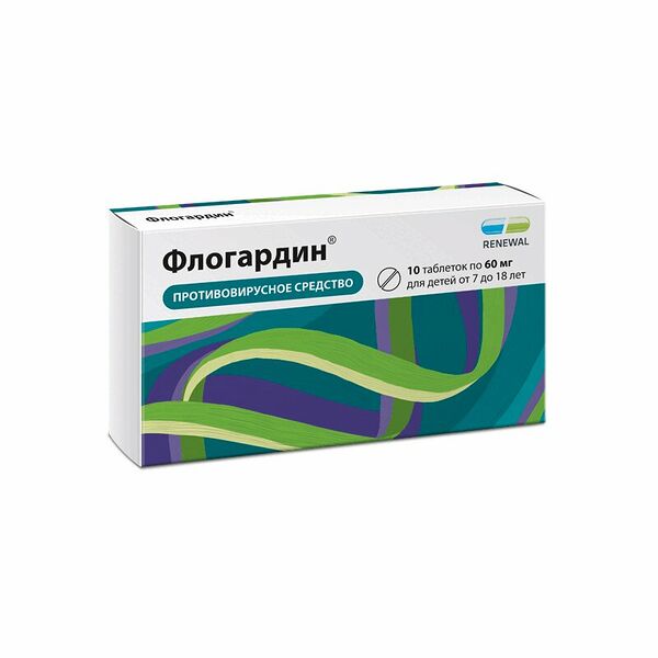 Флогардин 60 мг 10 шт таблетки