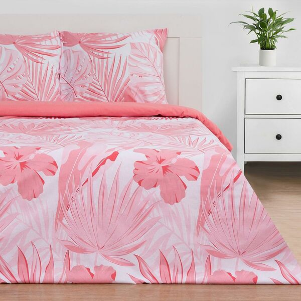 Комплект постельного белья Этель Tropics, 1.5-сп, нав. 70х70 см, поплин