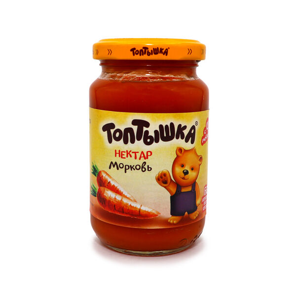 Нектар морковный с/м 180мл ДП с 4 мес Топтышка