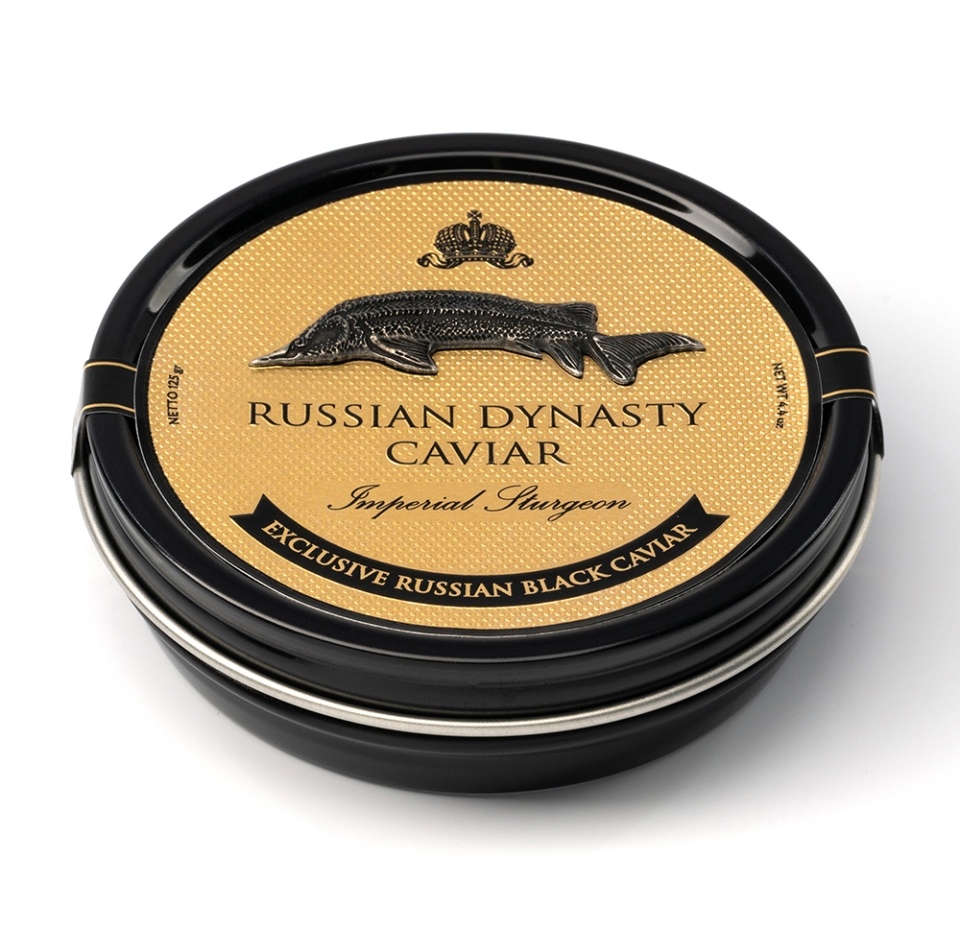 

Икра осетра Russian dynasty зернистая забойная 125г, Россия
