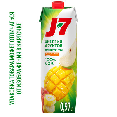 Нектар J7 Мультифрукт с мякотью