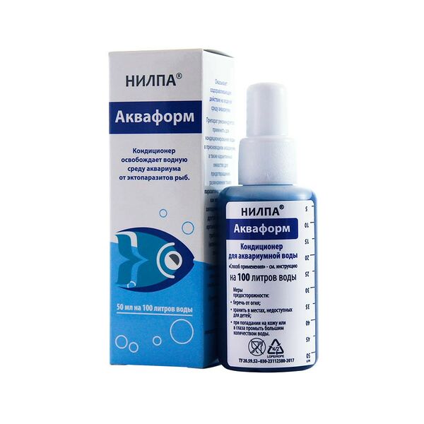Кондиционер Акваформ от экзопаразитов в аквариумной воде