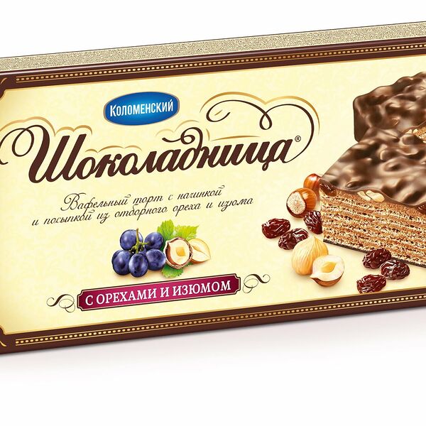 Торт Шоколадница с орехом и изюмом