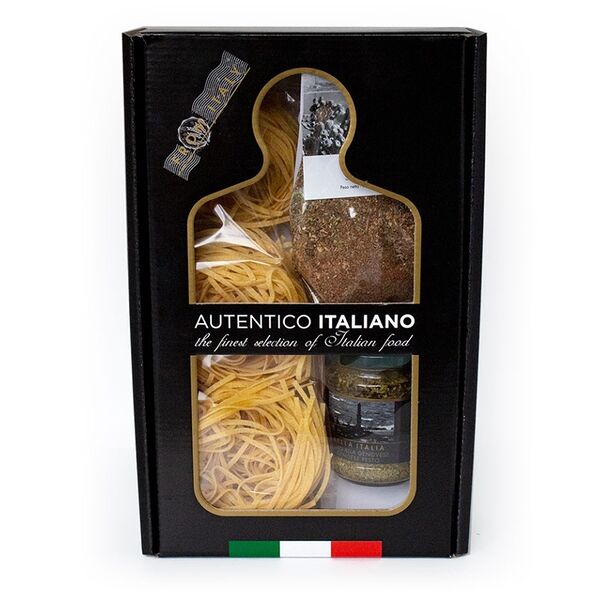 Подарочный набор для приготовления пасты с соусом песто и смесью специй по-сицилийски, Autentico italiano, 1 шт., Италия