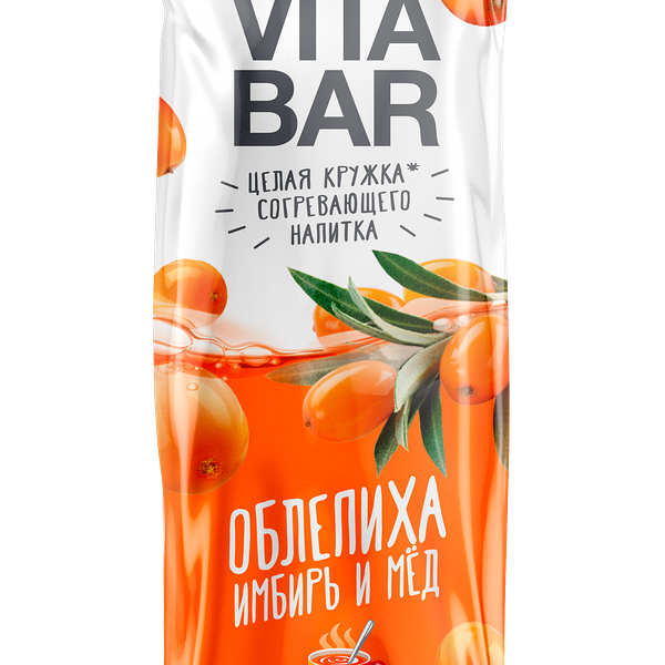 Основа для приготовления согревающего напитка ГУРМИКС Vita bar Облепиха, имбирь и мед