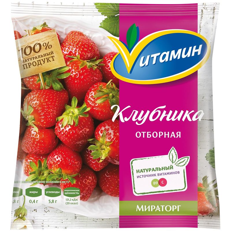 

Клубника Мираторг замороженная 300 г