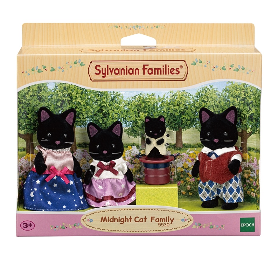 

Игровой набор Семья Черных котов Sylvanian Families, Япония