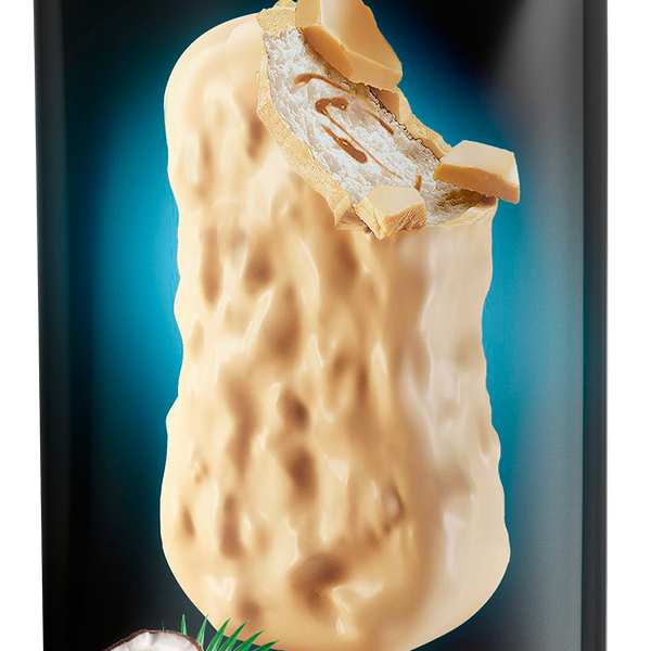 Мороженое Salwadore Эскимо кокос миндаль в белом шоколаде 80 г