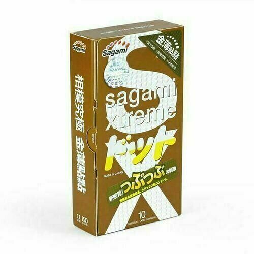 Презервативы усиливающие ощущения Sagami Xtreme Feel Up 10 штук