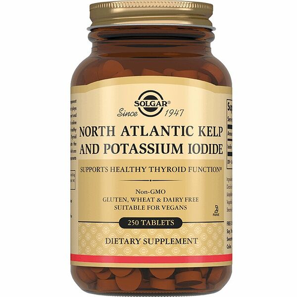 Solgar North Atlantic Kelp and Potassium Iodide таблетки 250 шт