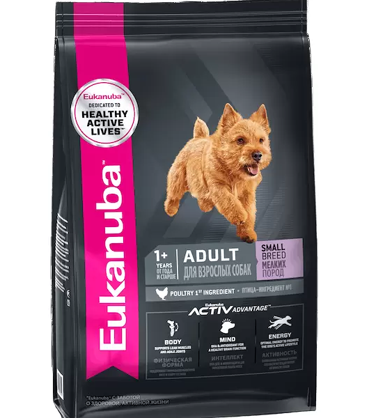 Сухой корм для собак мелких пород Eukanuba Adult Small breed с курицей 800 г