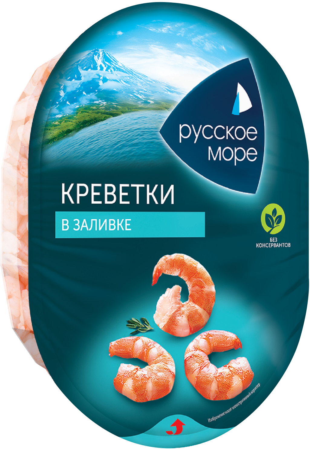 

Креветки Русское море в заливке