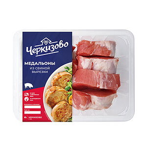Медальоны Черкизово из свиной вырезки охлажденные, 500г