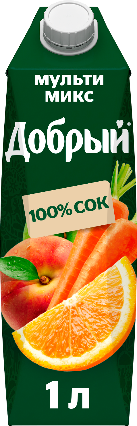 

Нектар Добрый Яблоко-Овощи 1л