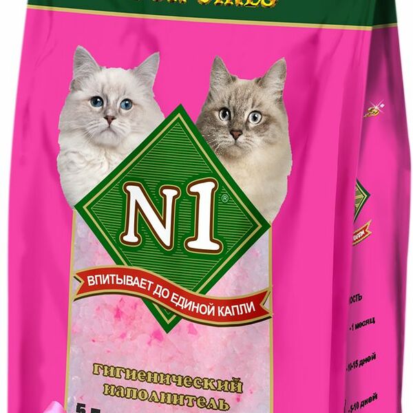 Наполнитель для кошачьего туалета №1 Crystals For Girls силикагелевый