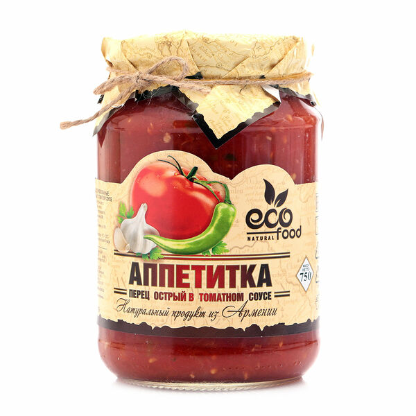 Перец острый в томатном соусе ТМ Аппетитка