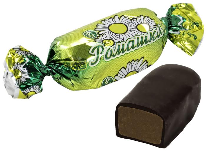 

Шоколадные конфеты Южуралкондитер Ромашка вес