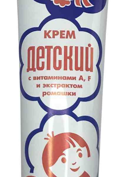 Крем детский с витаминами А F и экстрактом ромашки