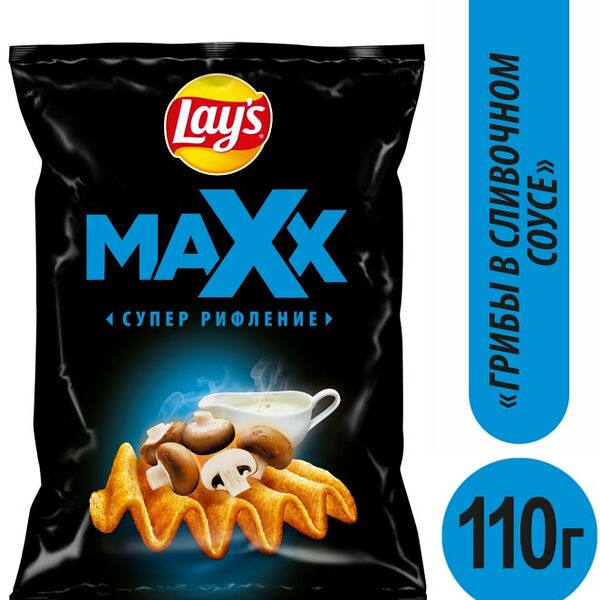 Чипсы Lays Max Грибы 110г