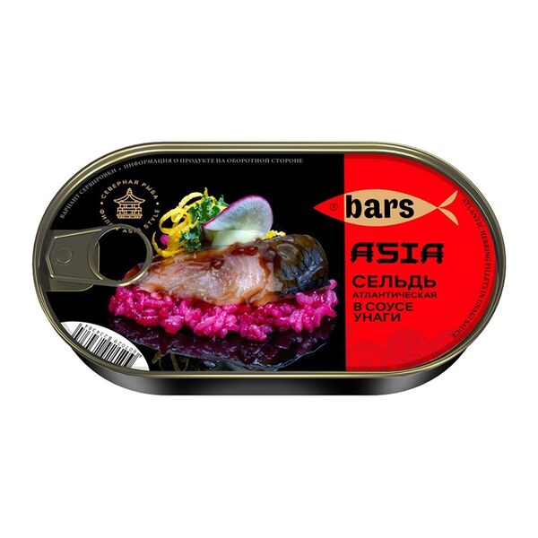 Сельдь БАРС атлантическая филе в соусе Унаги