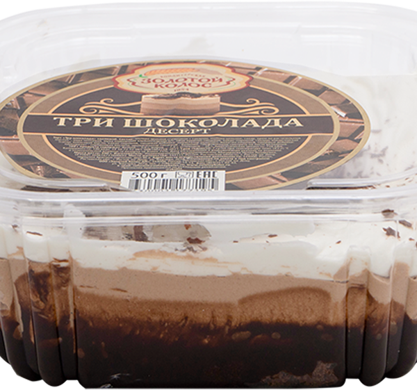 Торт ЗОЛОТОЙ КОЛОС Три шоколада