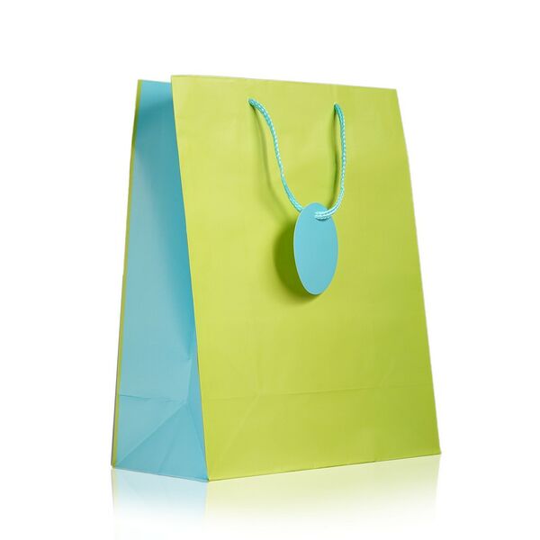 Подарочный пакет Уppa ламинированный, с биркой, L