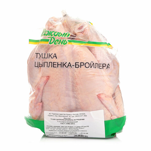 Социальный товар Тушка цыпленка-бройлера (1,7-2,5 кг), 1 упаковка 