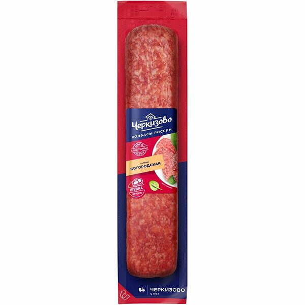 Колбаса сырокопчёная Черкизово Богородская, 300 г