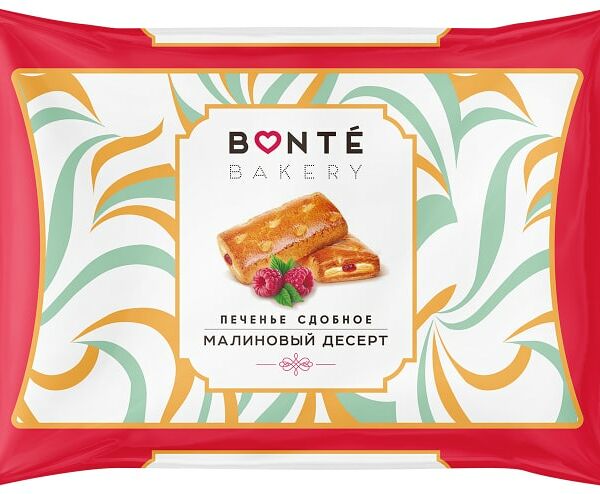Печенье Bonte Bakery Малиновый десерт 270г
