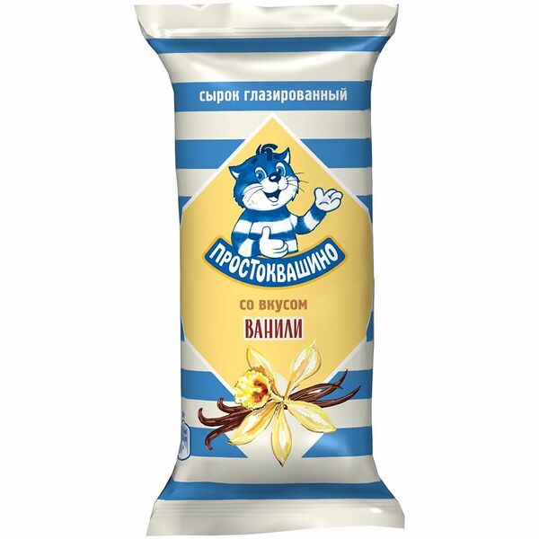 Сырок Простоквашино глазированный со вкусом ванили 23%, 40г