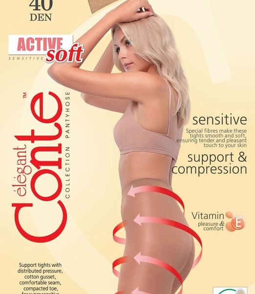 Колготки женские Conte Elegant Active 40 den bronz размер 3