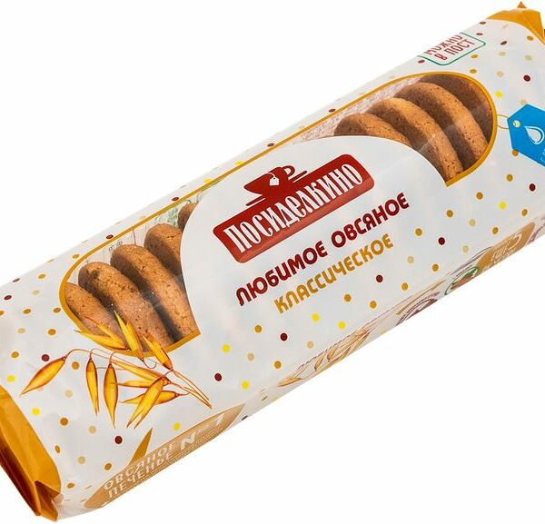 Печенье Посиделкино Овсяное классическое, 320г