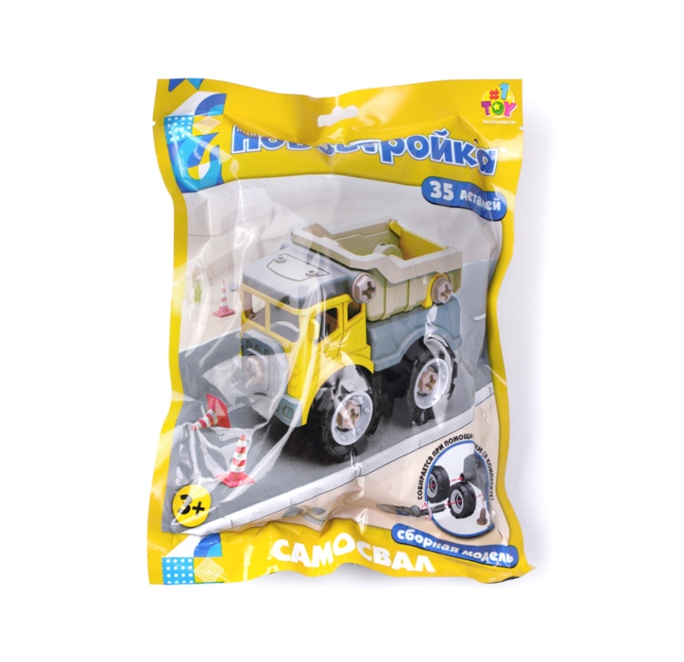 

Новостройка 1TOY самосвал, экскаватор, погрузчик, бетономешалка, сборная модель, 1 шт в ассортименте