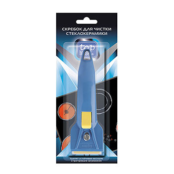 Средство для чистки стеклокерамики Top house скребок