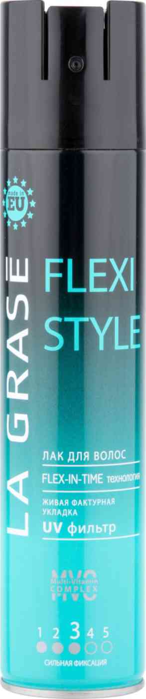 

Лак для волос La Grase Flexi Style сильная фиксация 250 мл