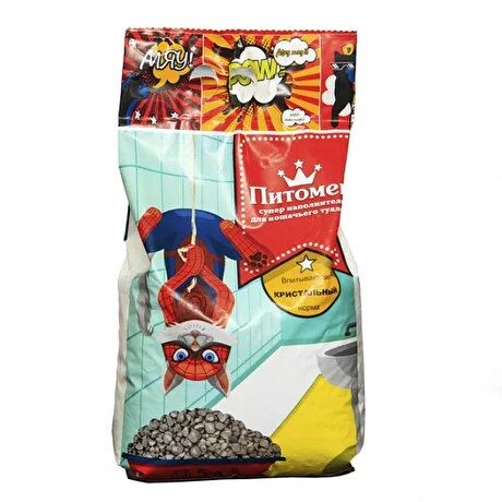 Наполнитель Питомец Кристальный впитывающий для кошек 5 л