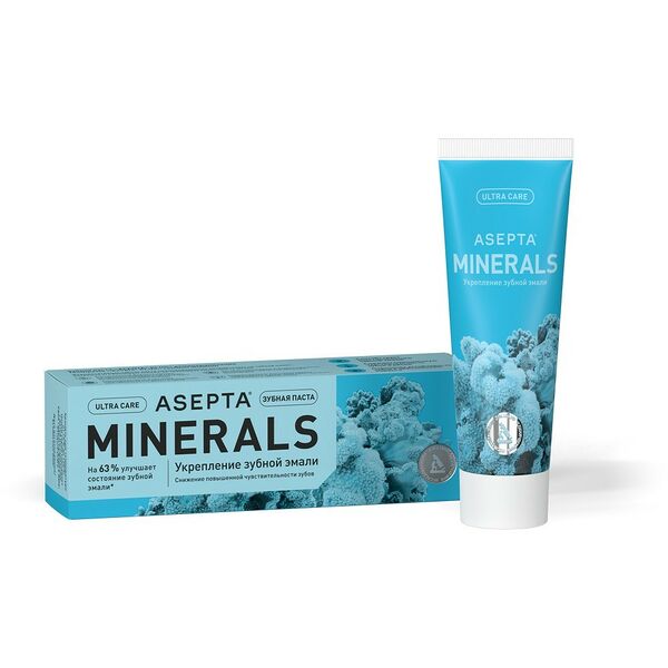 Зубная паста Asepta Ultra care Minerals 75 мл