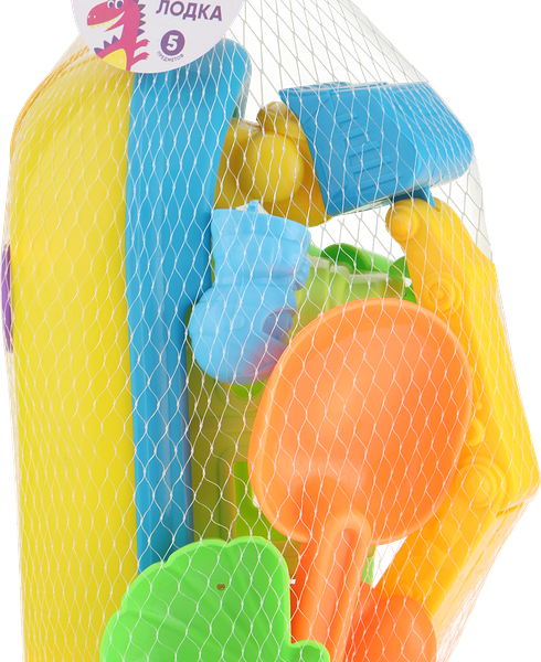 Набор игровой для песка BIGGA Лодка, 5 предметов