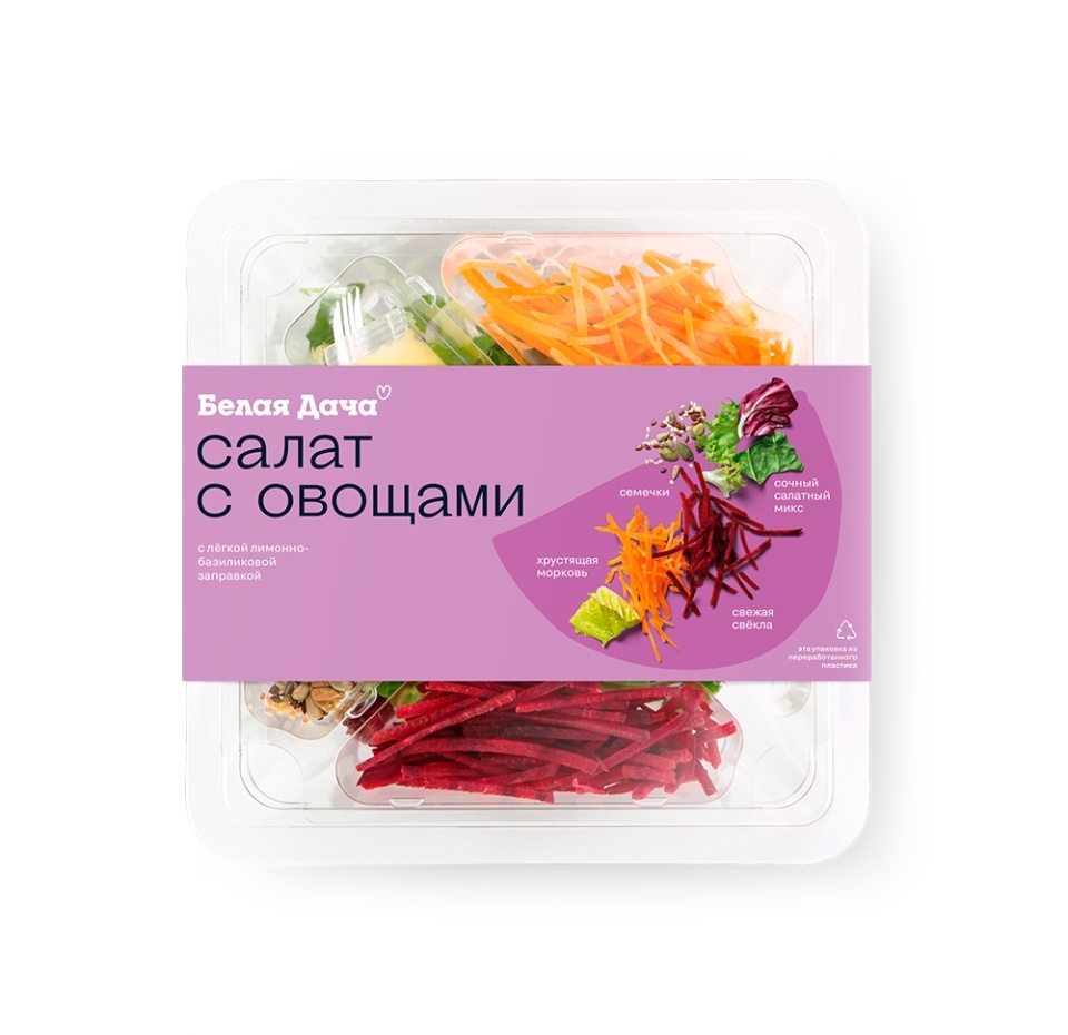 

Салат Овощной Белая Дача, 110 г