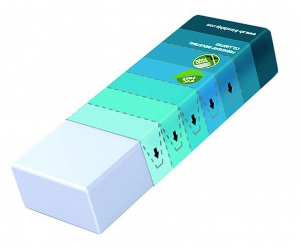 Ластик neon (неон) ассорти 2 шт ТМ Yplus (Иплюс)