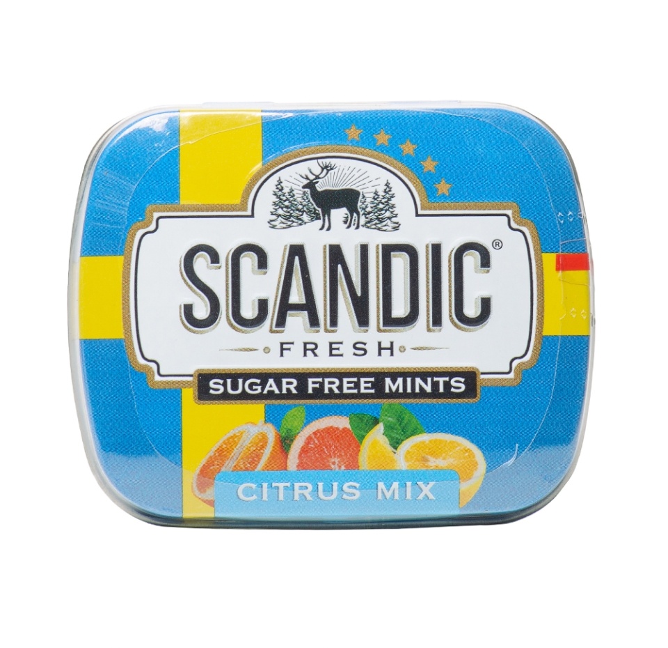

Драже освежающие Scandic Citrus Mix без сахара 14 г