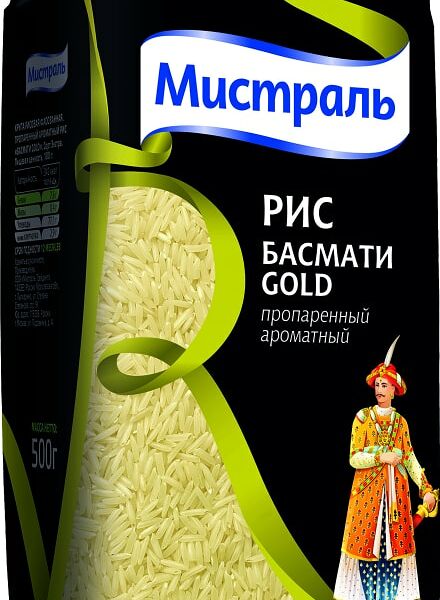 Рис Мистраль Басмати Gold 500г