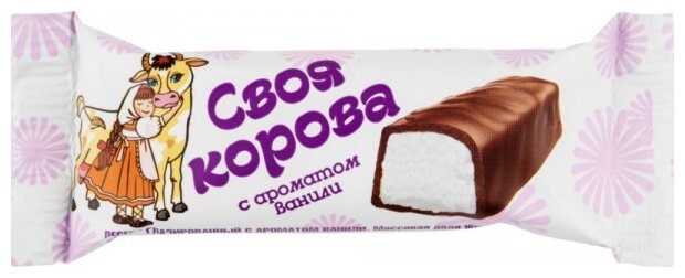 

Сырок глазированный Своя корова с ароматом ванили 23%, 40 г
