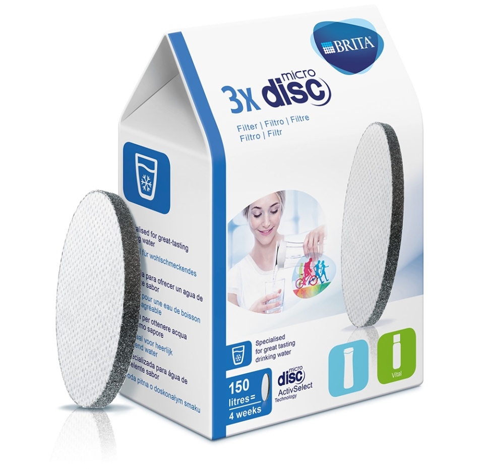 

Набор фильтров для воды micro disc Brita для бутылки Fill&Go, 3 шт.