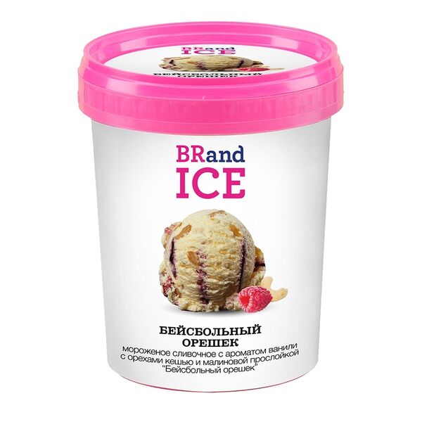 Мороженое сливочное BRandICE Бейсбольный орешек