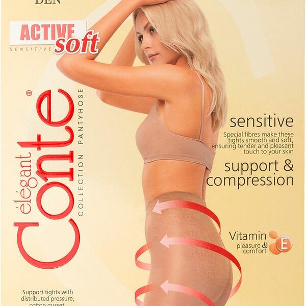 Колготки Conte Elegant Active Soft 40 Nero размер 3