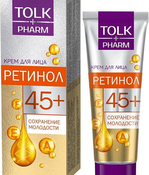Крем для лица Tolk Pharm 45+ Ретинол 40мл